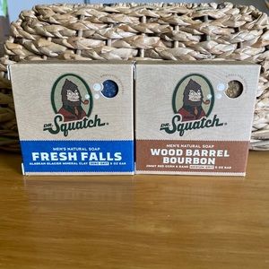 2 bars Dr Squatch soap